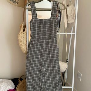 Plaid Jumpsuit